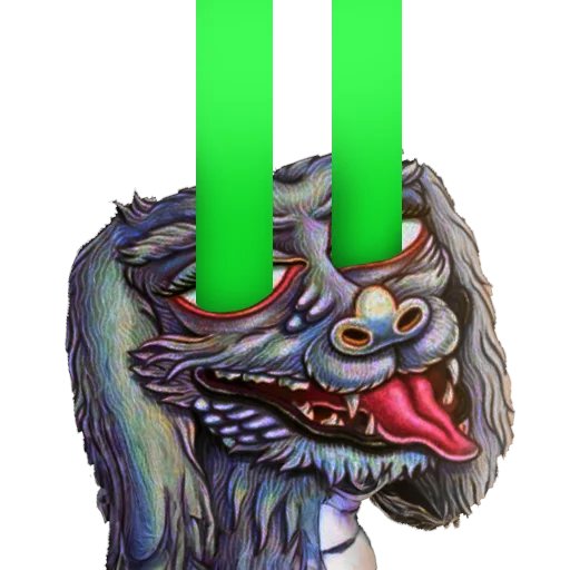 LIZLORD with laser eyes